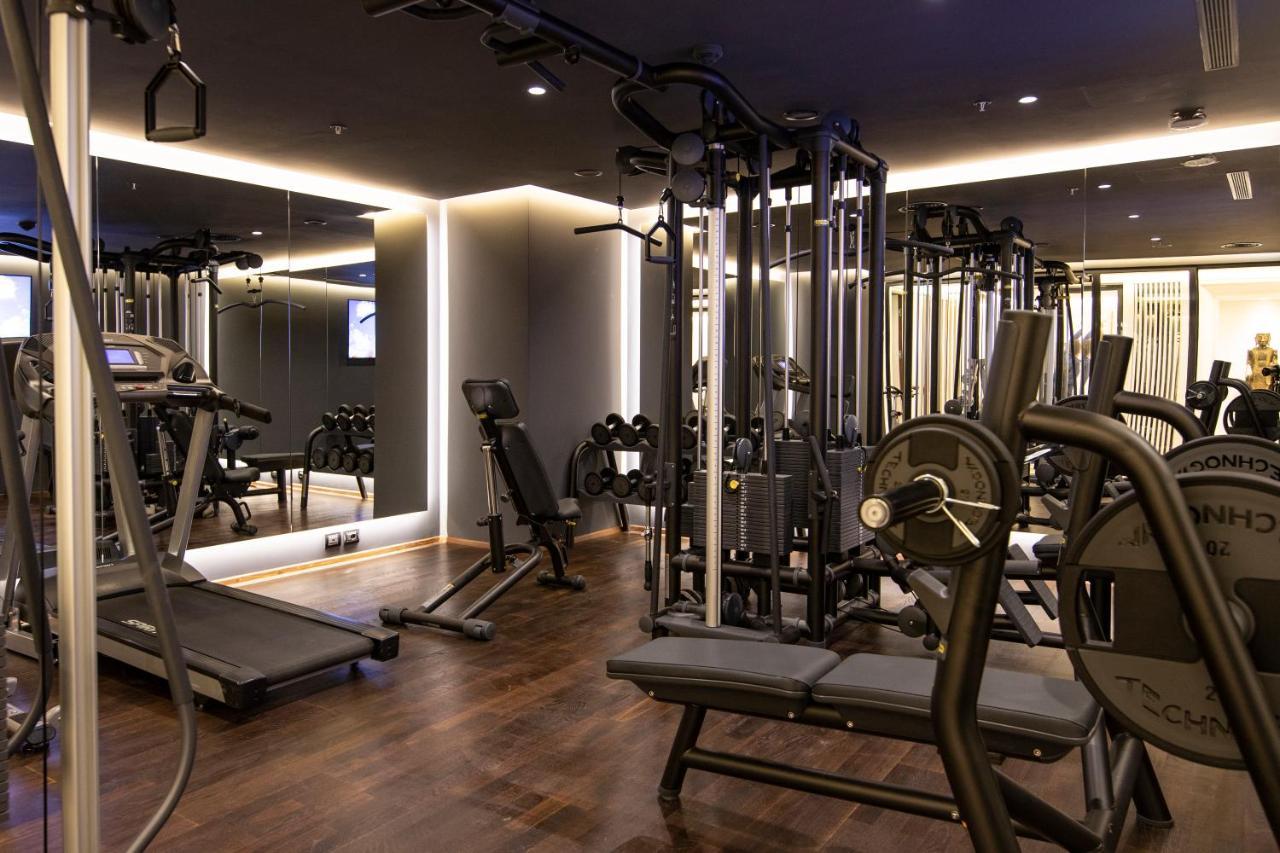 Xheko Imperial Luxury Hotel & Spa Тирана Екстер'єр фото The gym at the hotel